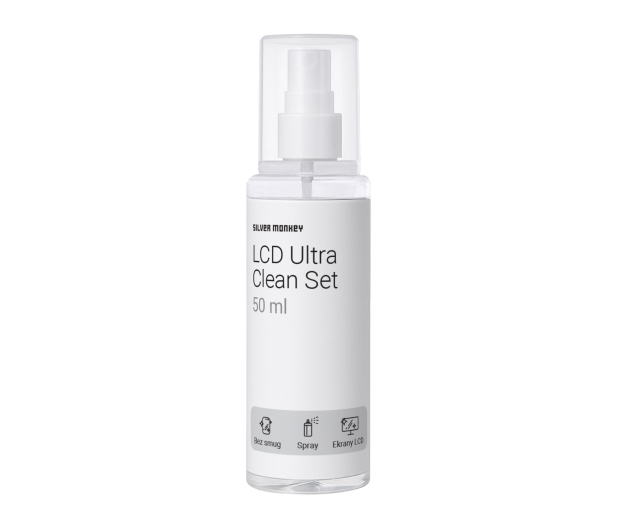 SILVER MONKEY LCD Ultra Clean Set 50ml - zestaw czyszczący SMA324 - 1355443 - zdjęcie 2